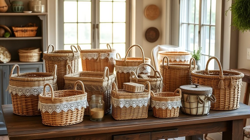 top farmhouse hamper baskets