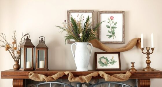 top farmhouse mantel decor