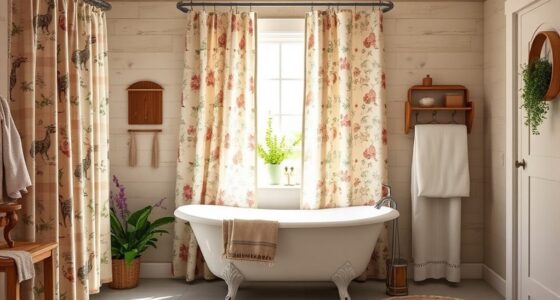 top farmhouse shower curtain ideas