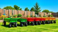 top heavy duty garden carts