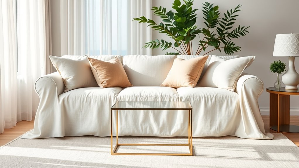 top linen sofa cover ideas