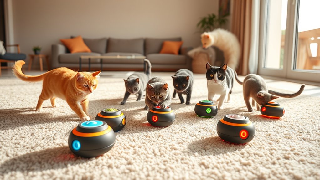 top motion sensor cat toys