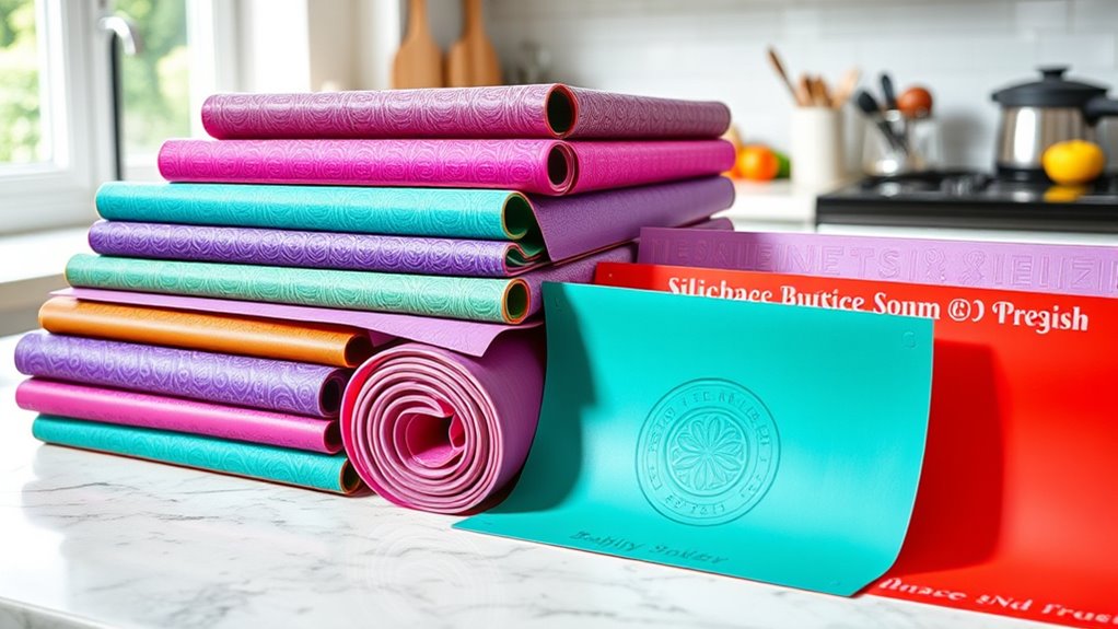 top silicone baking mats