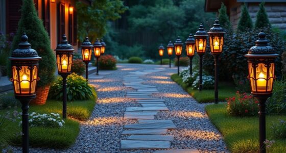 top solar farmhouse pathway lights