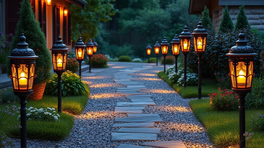 top solar farmhouse pathway lights
