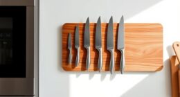 top wooden magnetic knife holders