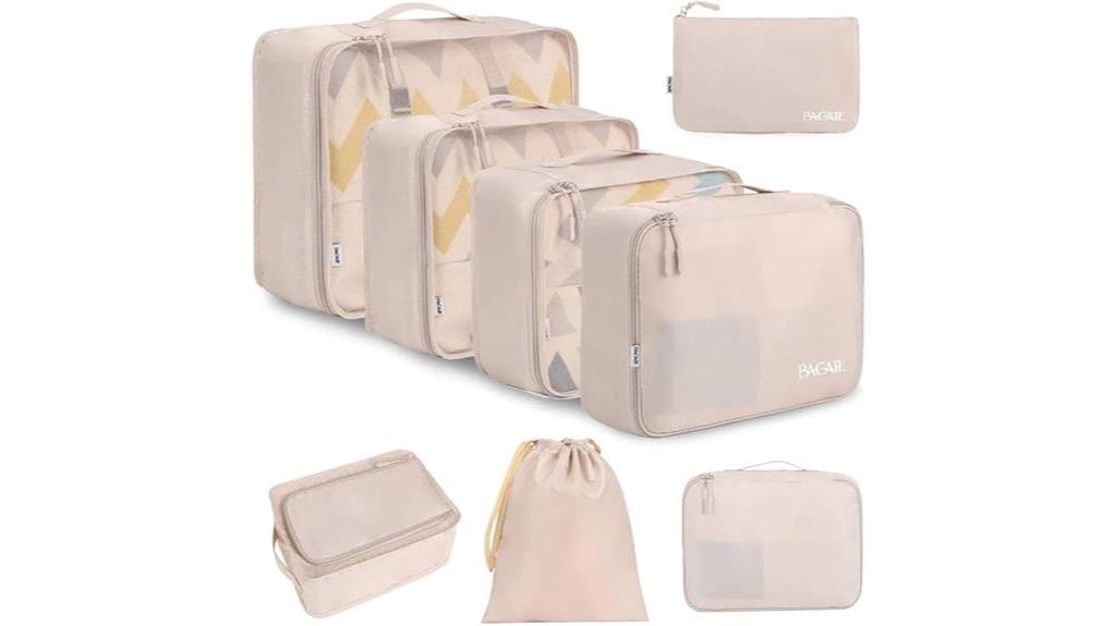 travel organizer packing cubes