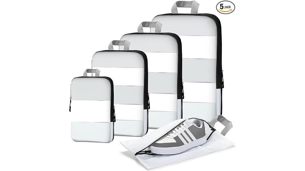 travel packing cubes set