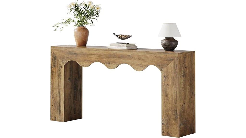 tribesigns 63 farmhouse console