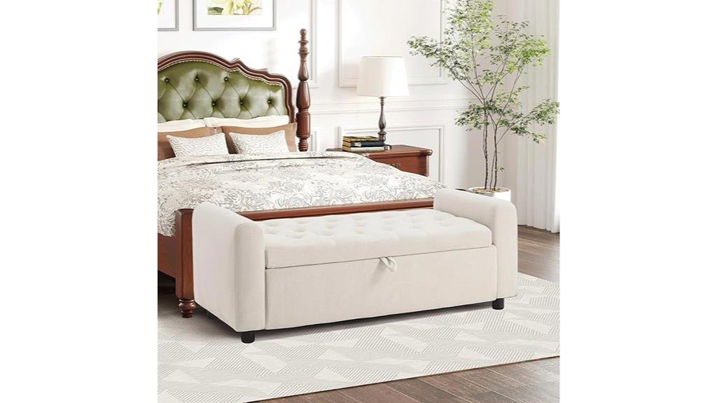 tufted ottoman with storage