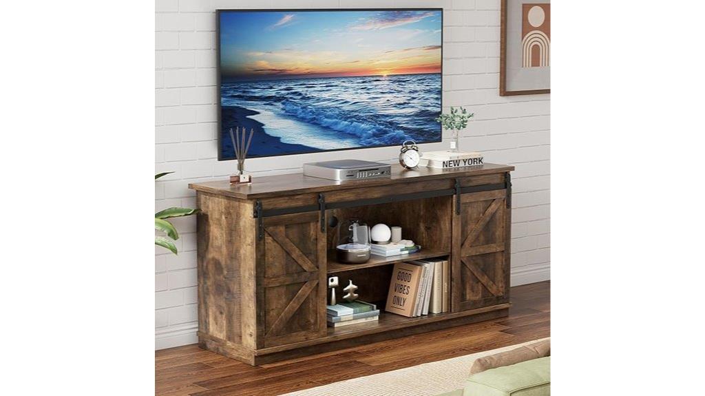 tv stand with storage