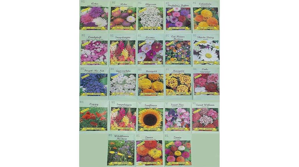twenty three heirloom seed packets