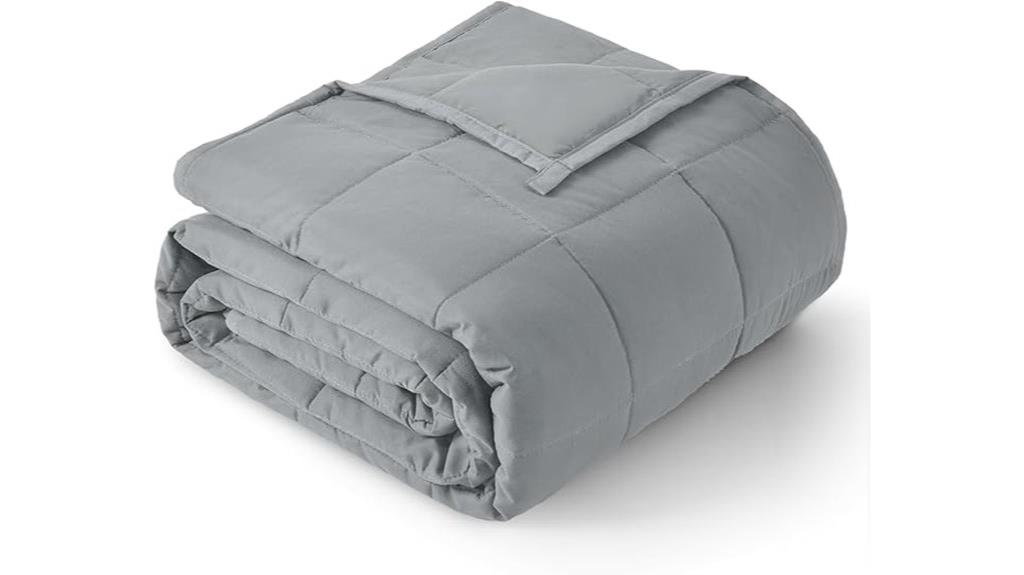 twin grey cooling blanket