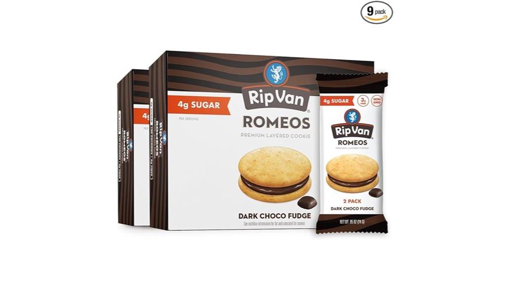 two packs 18 cookies