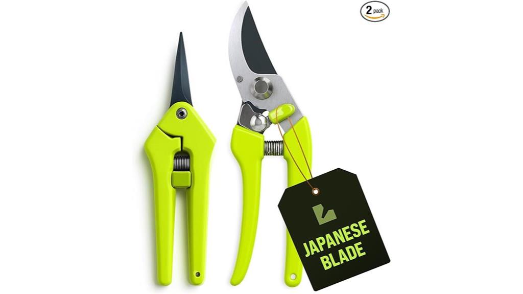 two stainless steel scissors