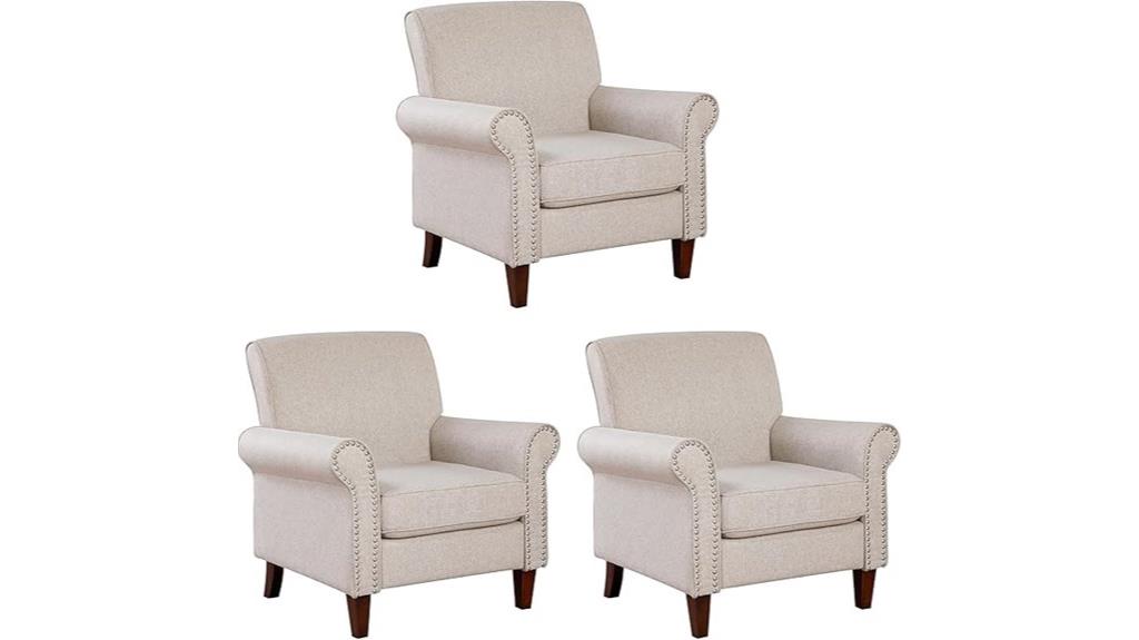 upholstered living room set