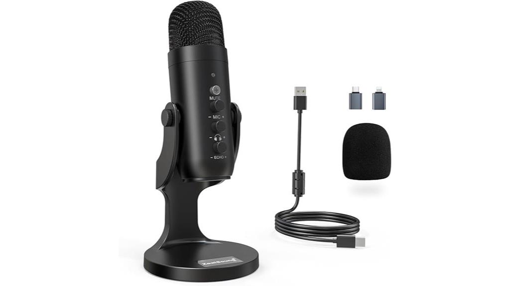 usb microphone with headphones