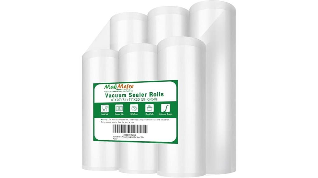 vacuum sealer bag rolls