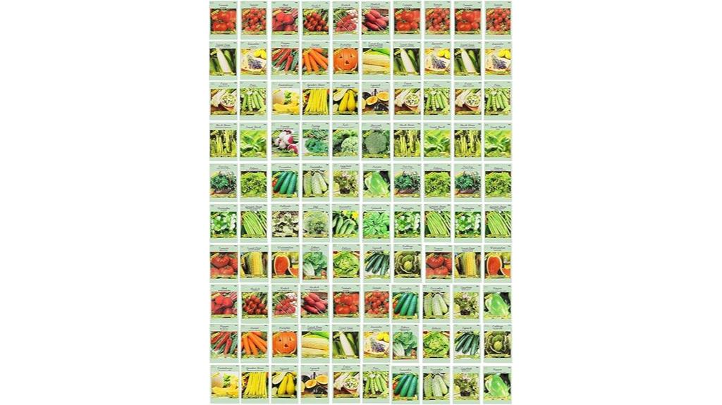 variety of heirloom seeds