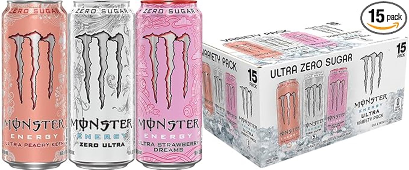 variety pack of monster