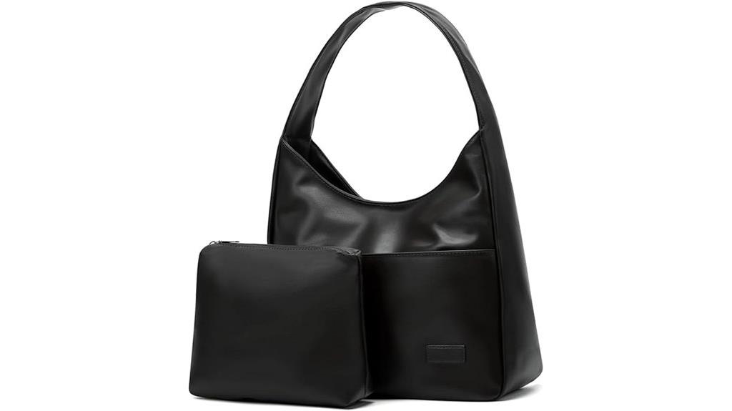 vegan leather tote bag