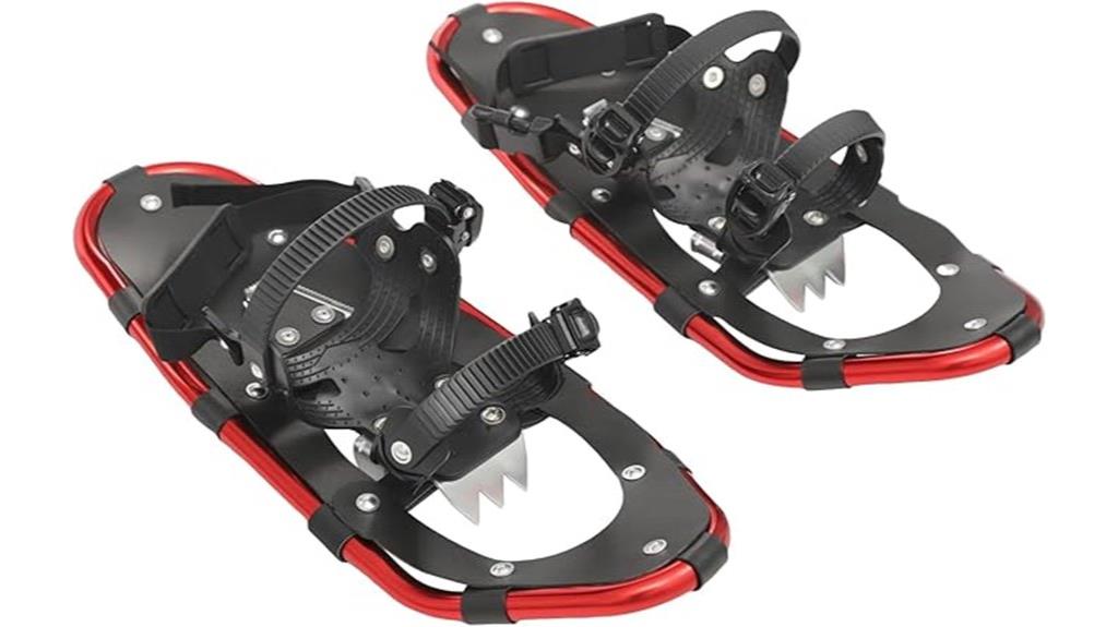 versatile snowshoe set with accessories