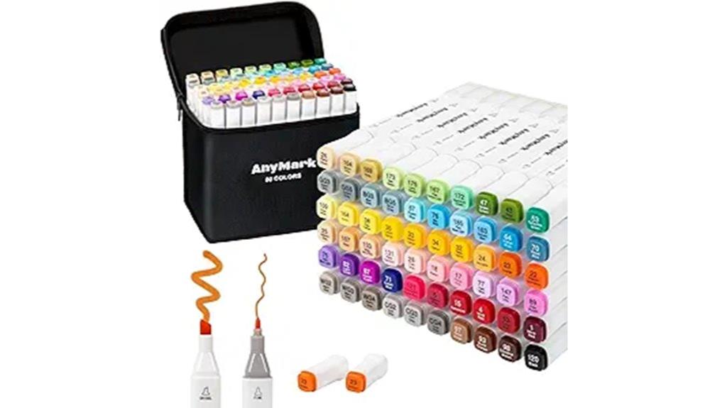 vibrant 60 color art set