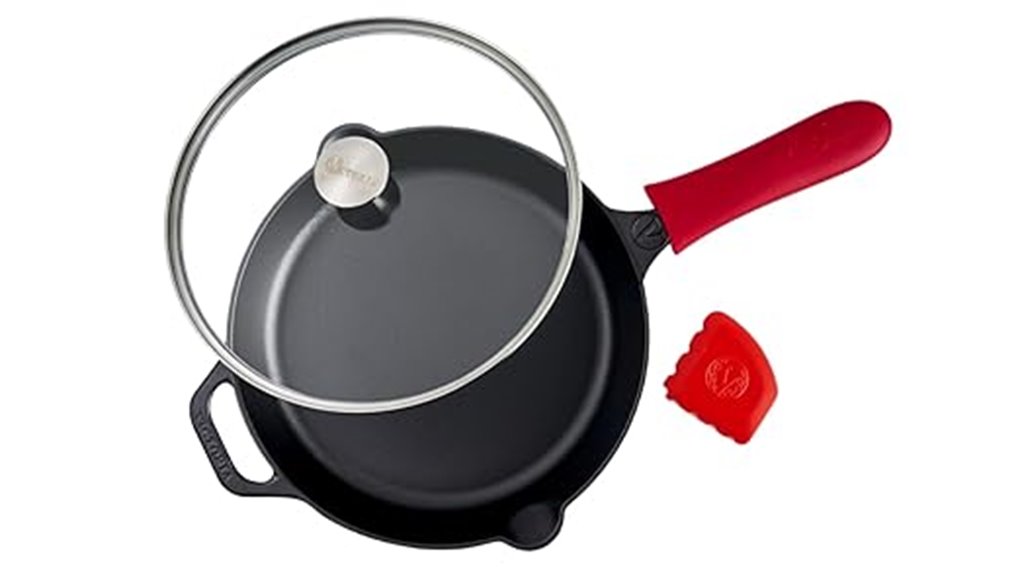 victoria 12 inch cast iron skillet