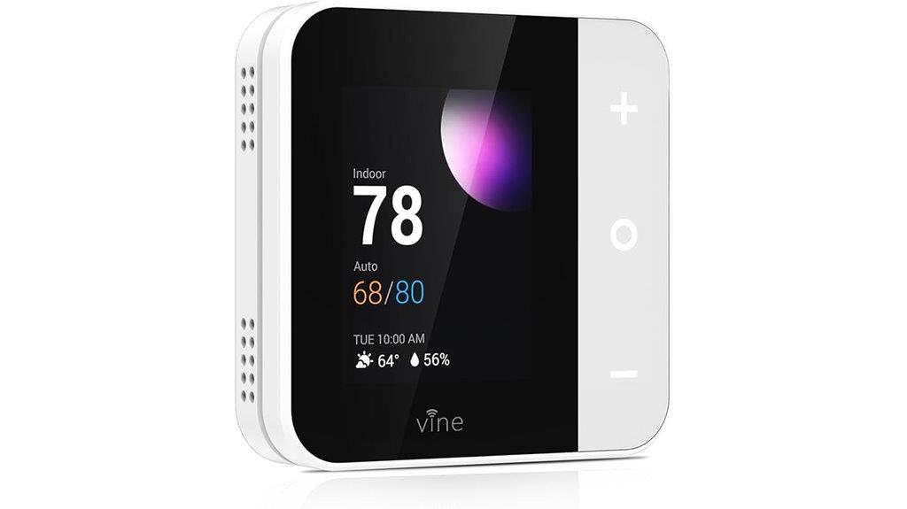 vine touchscreen wifi thermostat