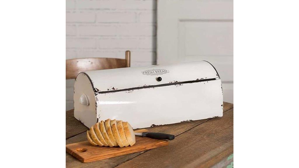 vintage bread storage box