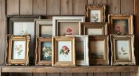 vintage distressed picture frames