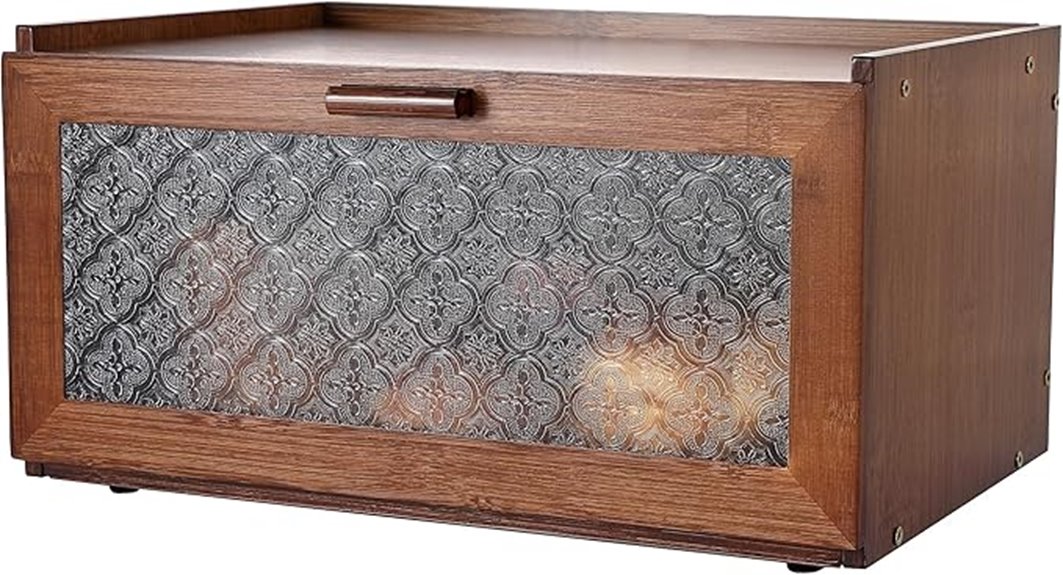 vintage kitchen bread storage