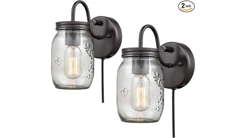 vintage mason jar lights