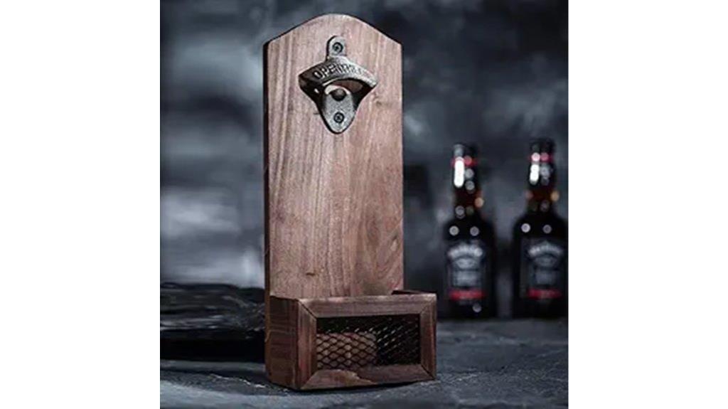 vintage wooden bottle opener