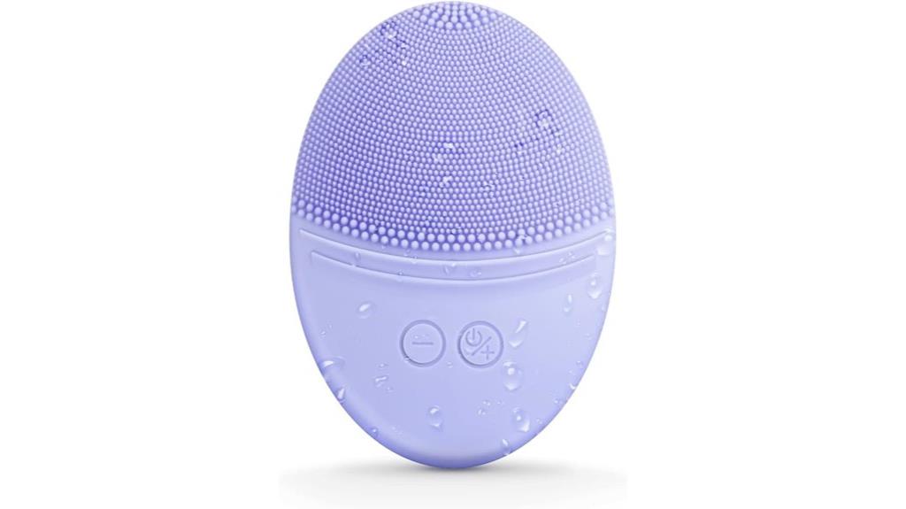 violet waterproof silicone brush
