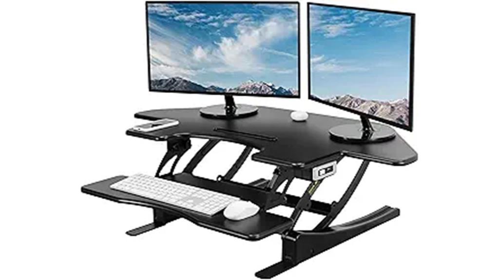 vivo corner electric desk