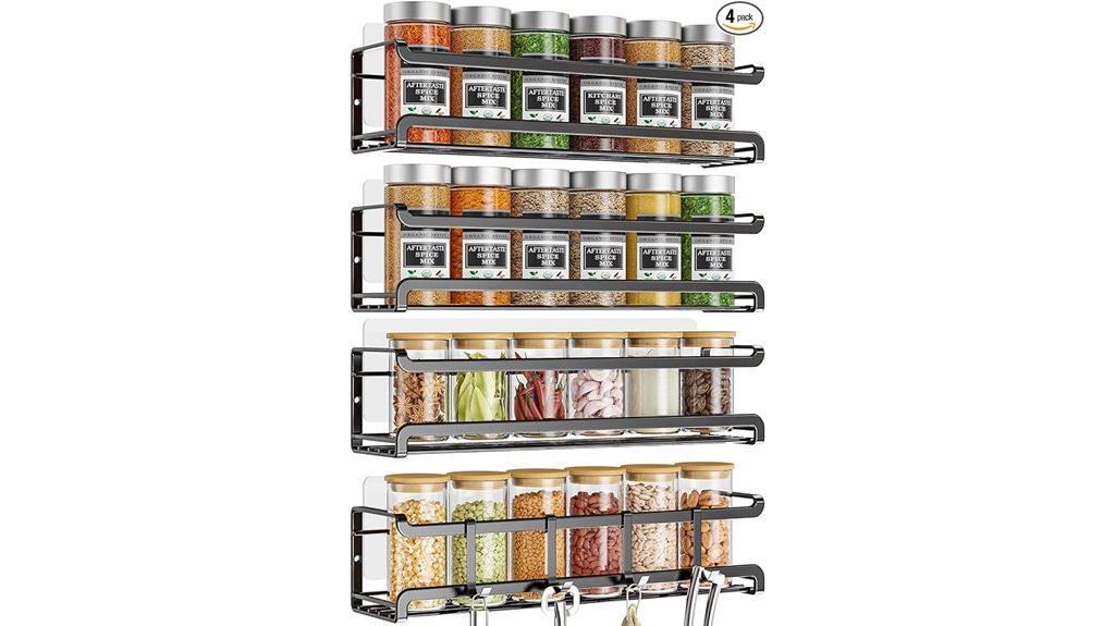 wall mount spice storage