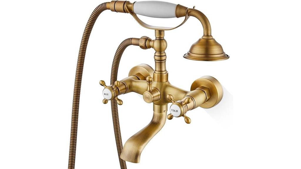 wall mounted bathtub faucet