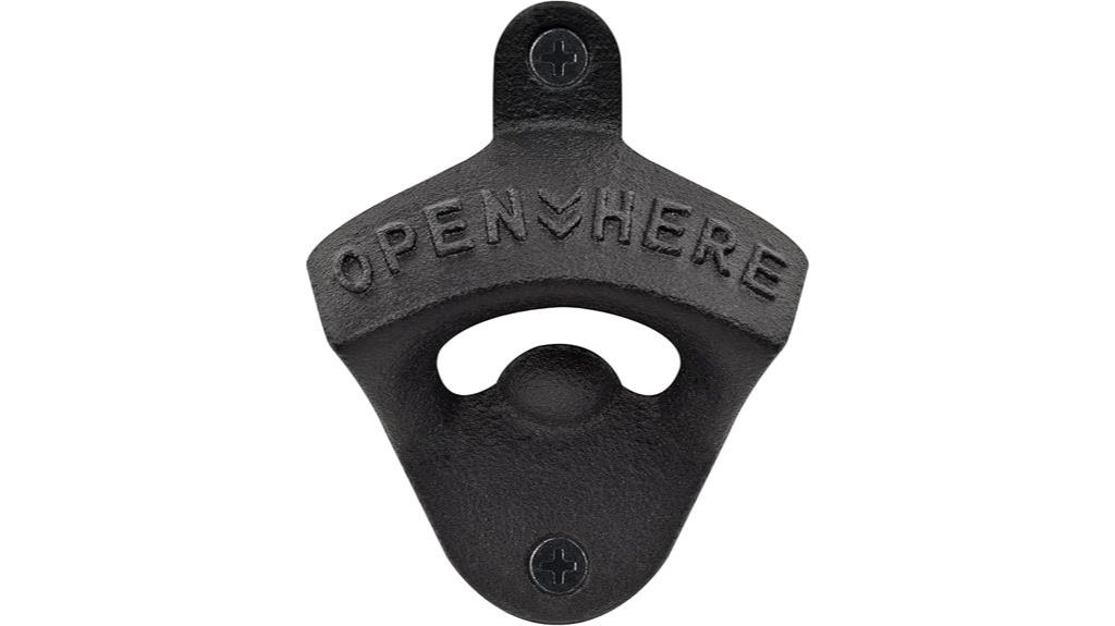 wall mounted cast iron opener