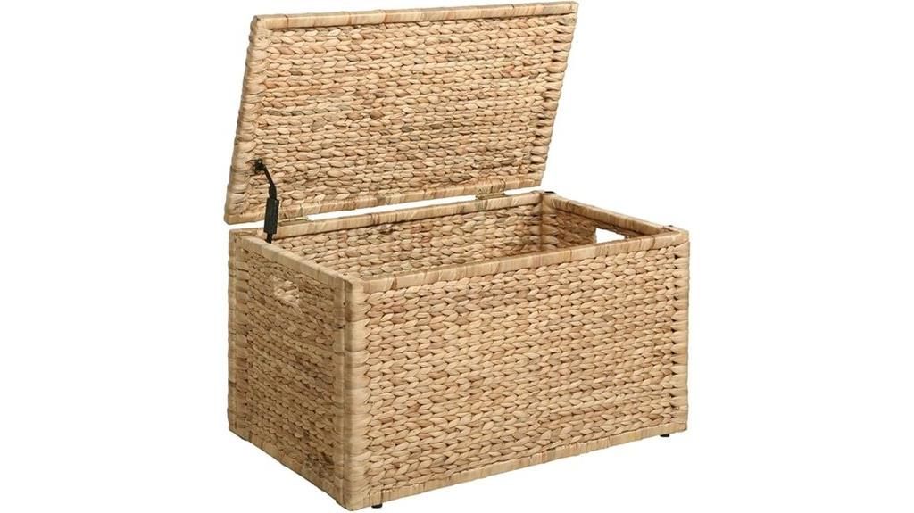 water hyacinth wicker storage
