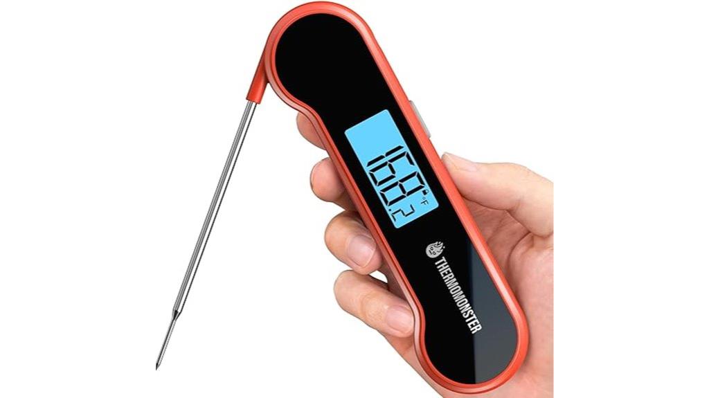 waterproof lcd meat thermometer