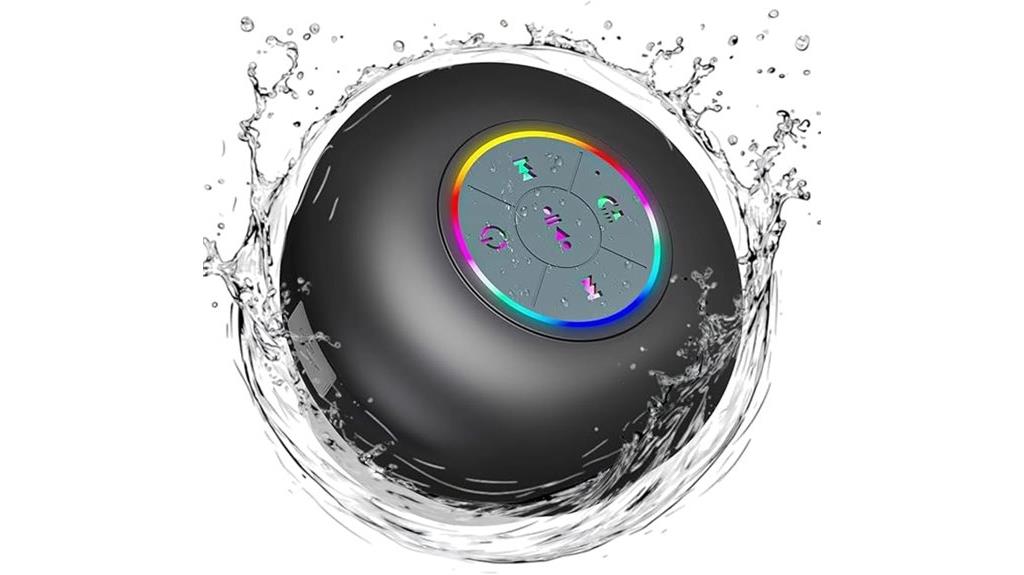 waterproof led bluetooth speaker