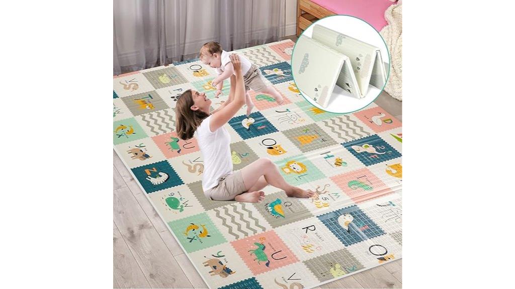 waterproof reversible baby mat