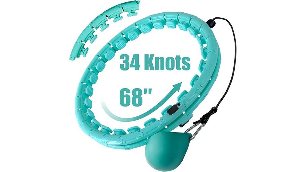 weighted adult fitness hoop