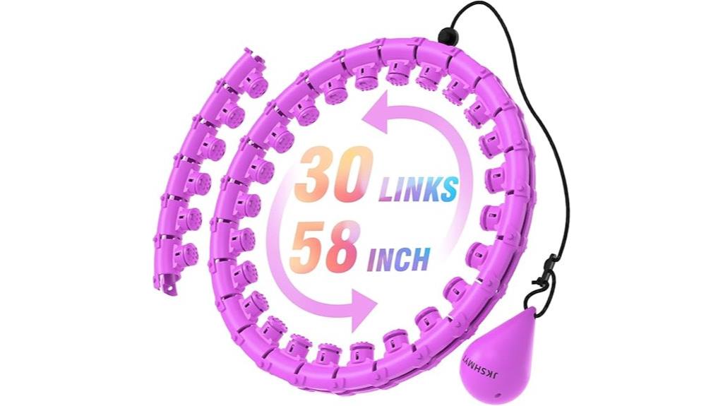 weighted adult hula hoops