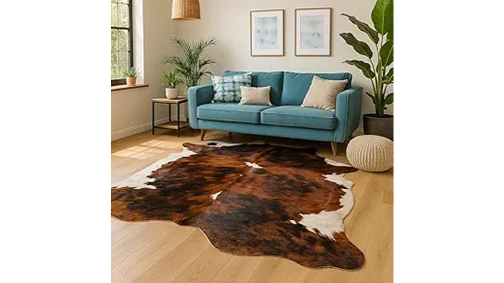 western cowhide rug
