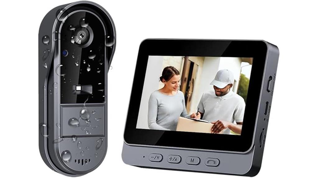 wireless doorbell camera no subscription
