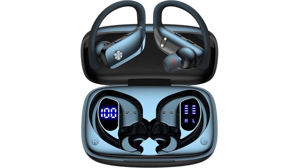 wireless earbuds with display