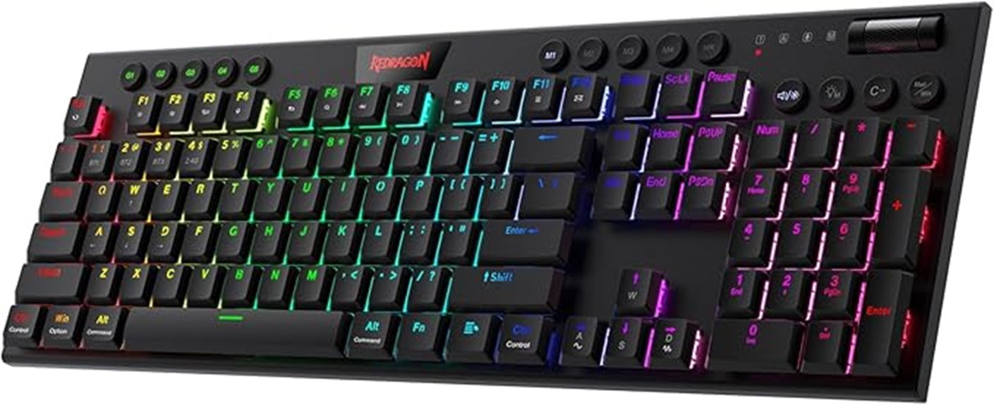 wireless rgb mechanical keyboard