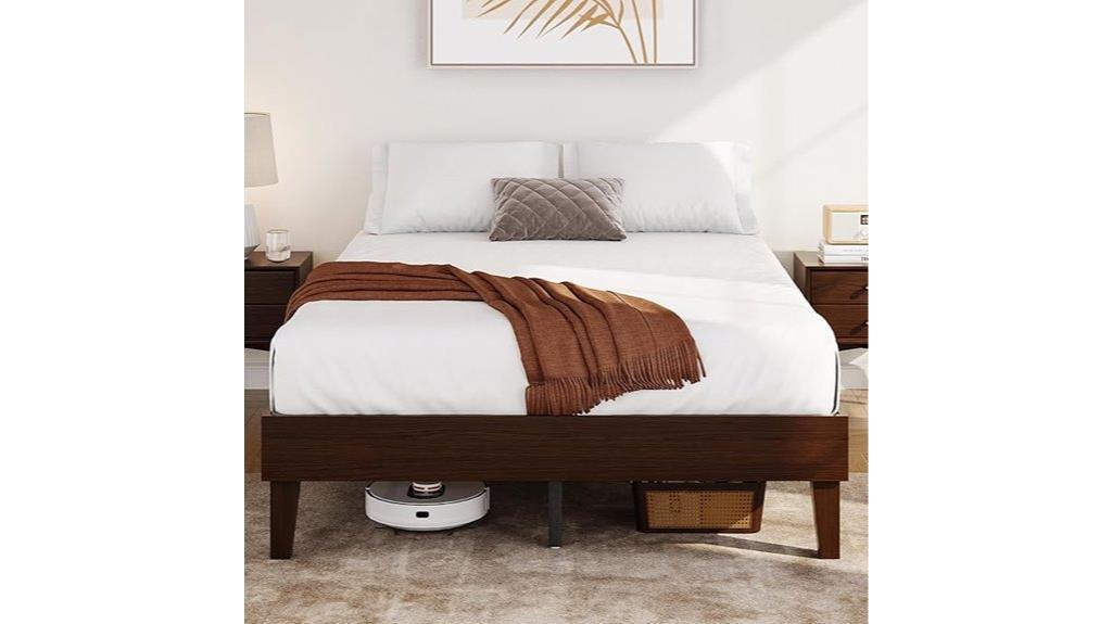 wooden slats bed frame